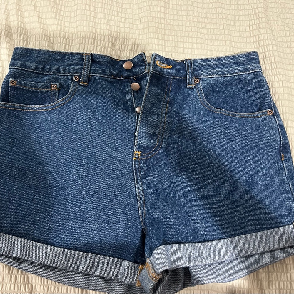 Classic Blue Denim Women's Shorts